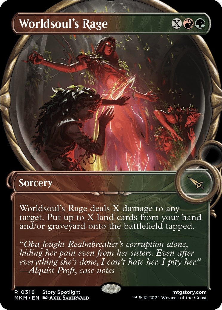 Image for Worldsoul's Rage (Showcase) (Murders at Karlov Manor) (316) - Magic: The Gathering