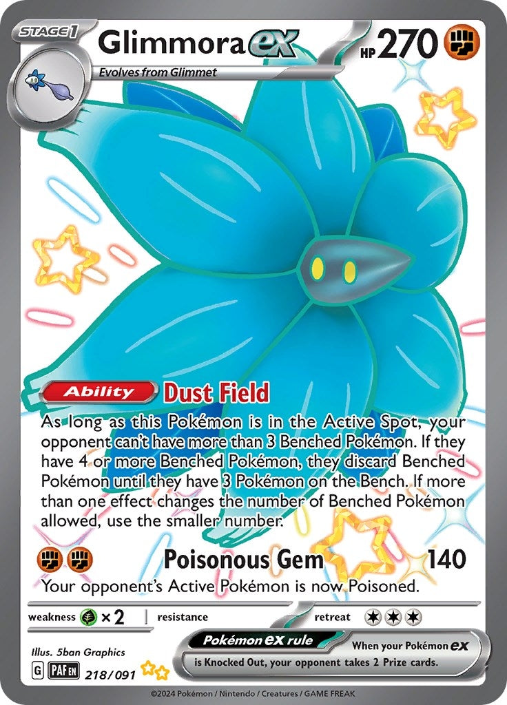 Image for Glimmora ex (SV: Paldean Fates) (218/091) - Pokemon
