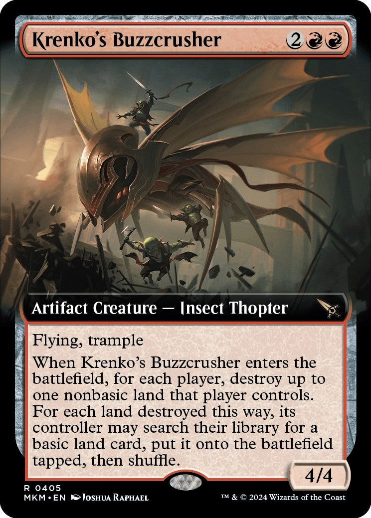 Image for Krenko's Buzzcrusher (Extended Art) (Murders at Karlov Manor) (405) - Magic: The Gathering