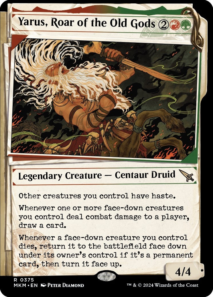 Image for Yarus, Roar of the Old Gods (Showcase) (Murders at Karlov Manor) (375) - Magic: The Gathering
