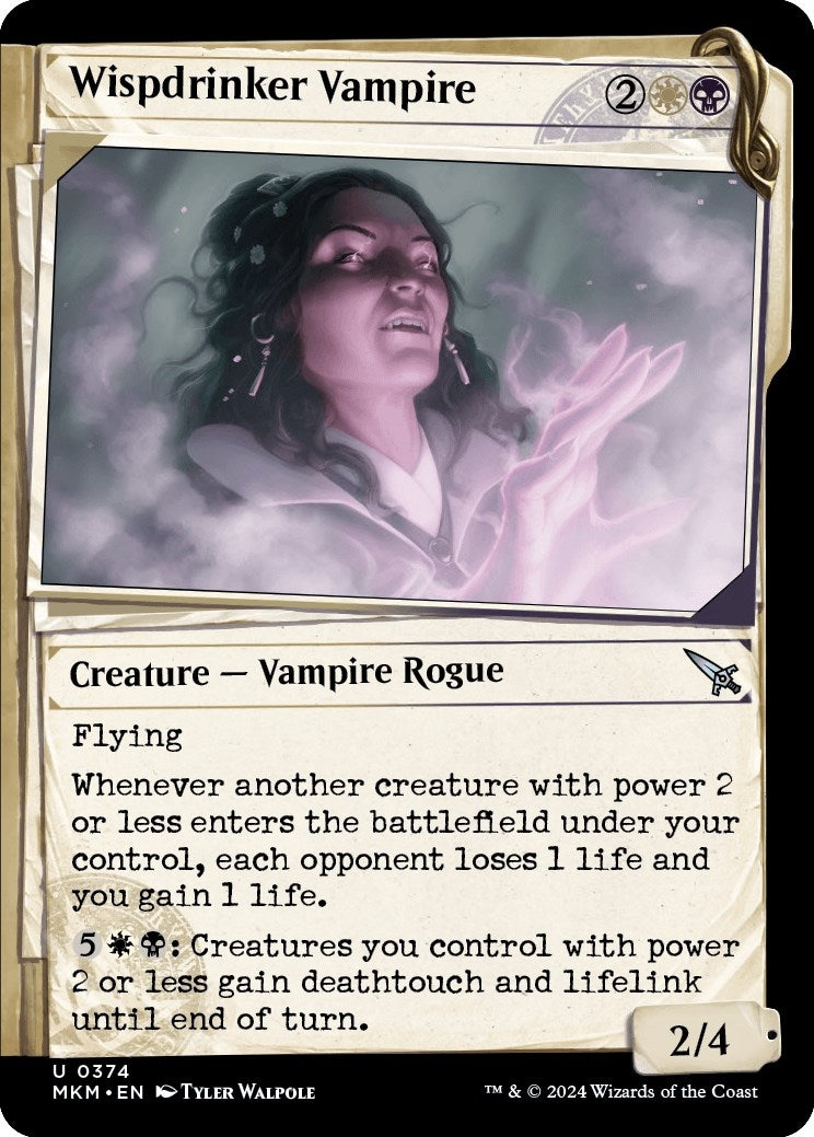 Image for Wispdrinker Vampire (Showcase) (Murders at Karlov Manor) (374) - Magic: The Gathering