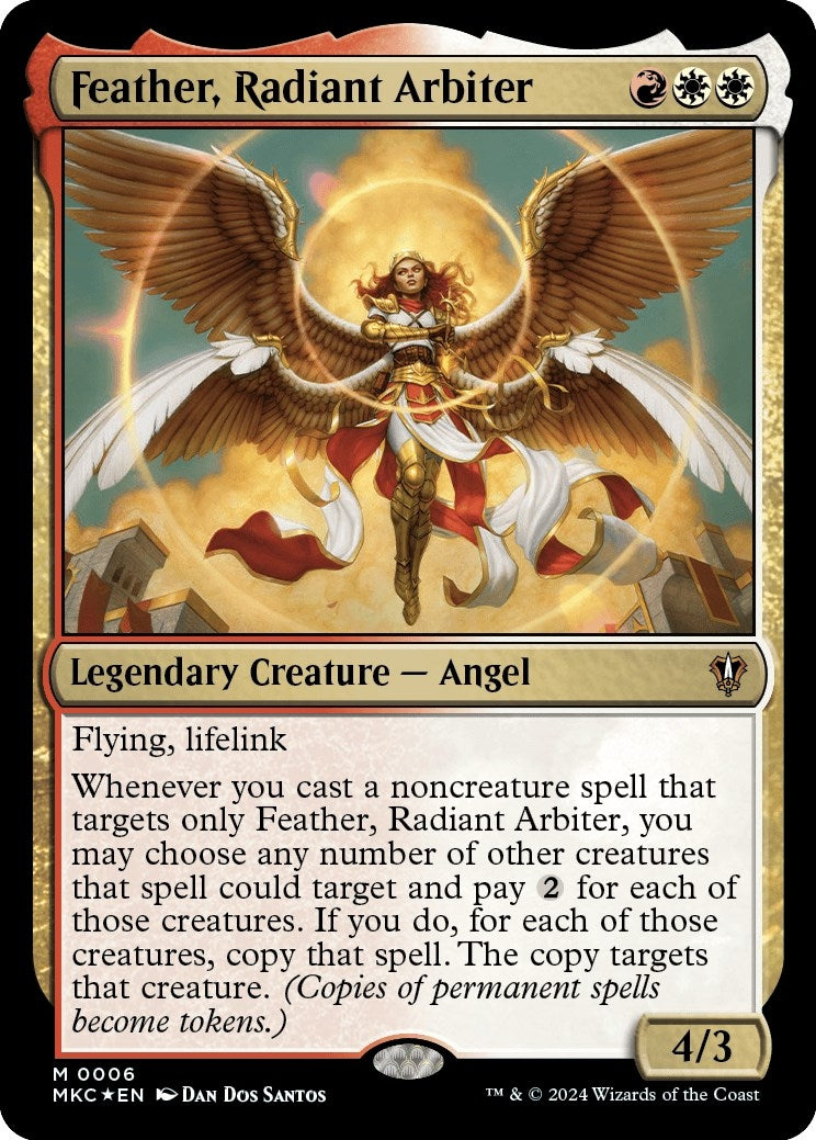 Image for Feather, Radiant Arbiter (Commander: Murders at Karlov Manor) (6) - Magic: The Gathering