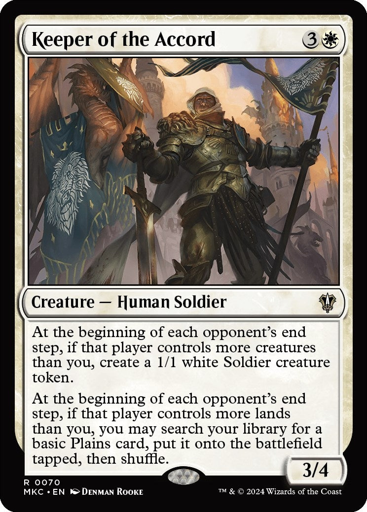 Image for Keeper of the Accord (Commander: Murders at Karlov Manor) (70) - Magic: The Gathering