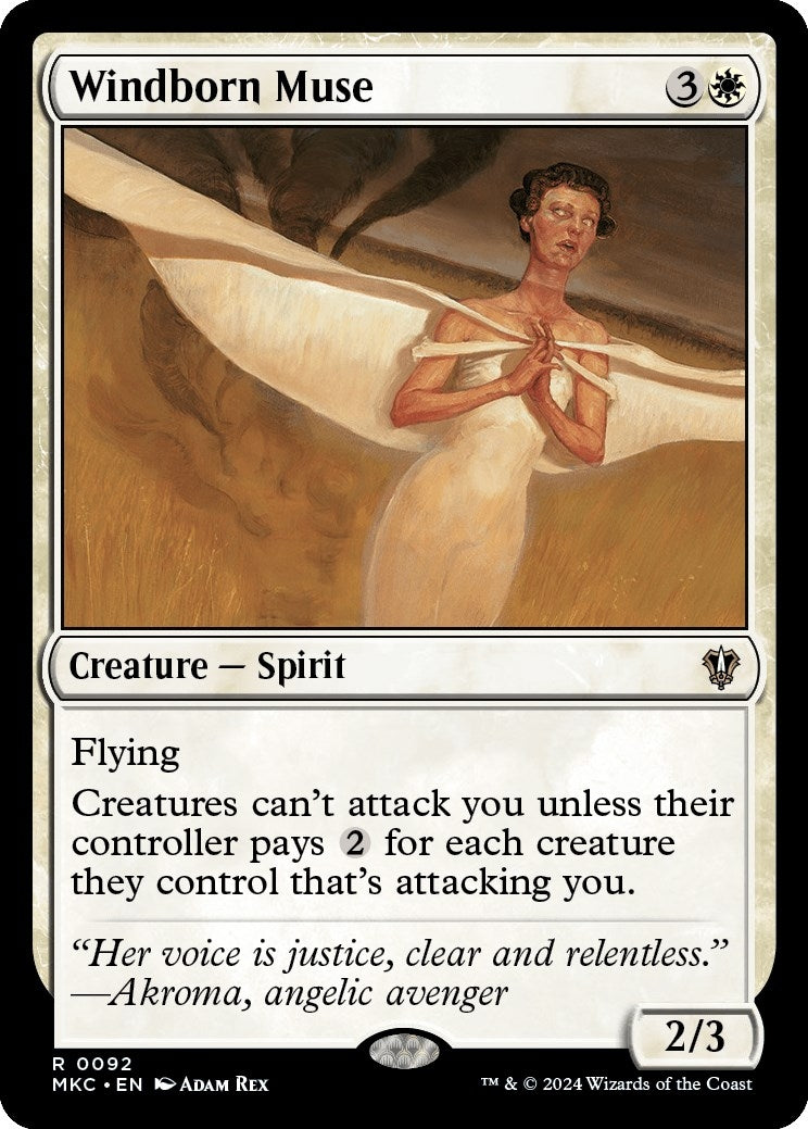 Image for Windborn Muse (Commander: Murders at Karlov Manor) (92) - Magic: The Gathering