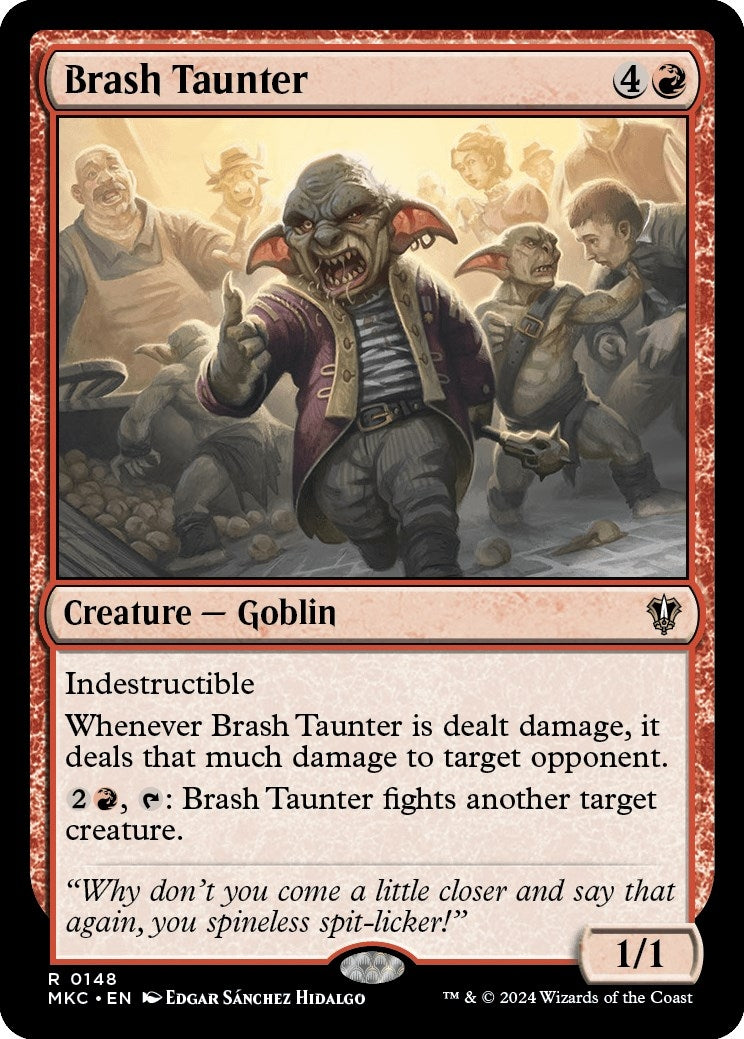 Image for Brash Taunter (Commander: Murders at Karlov Manor) (148) - Magic: The Gathering