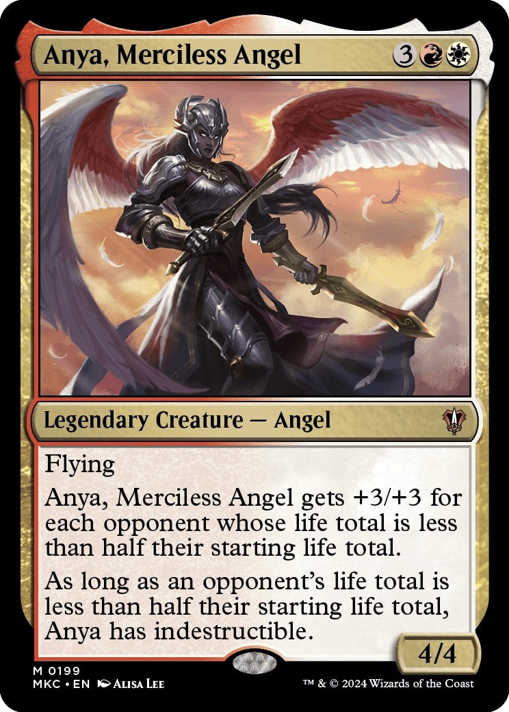 Image for Anya, Merciless Angel (Commander: Murders at Karlov Manor) (199) - Magic: The Gathering