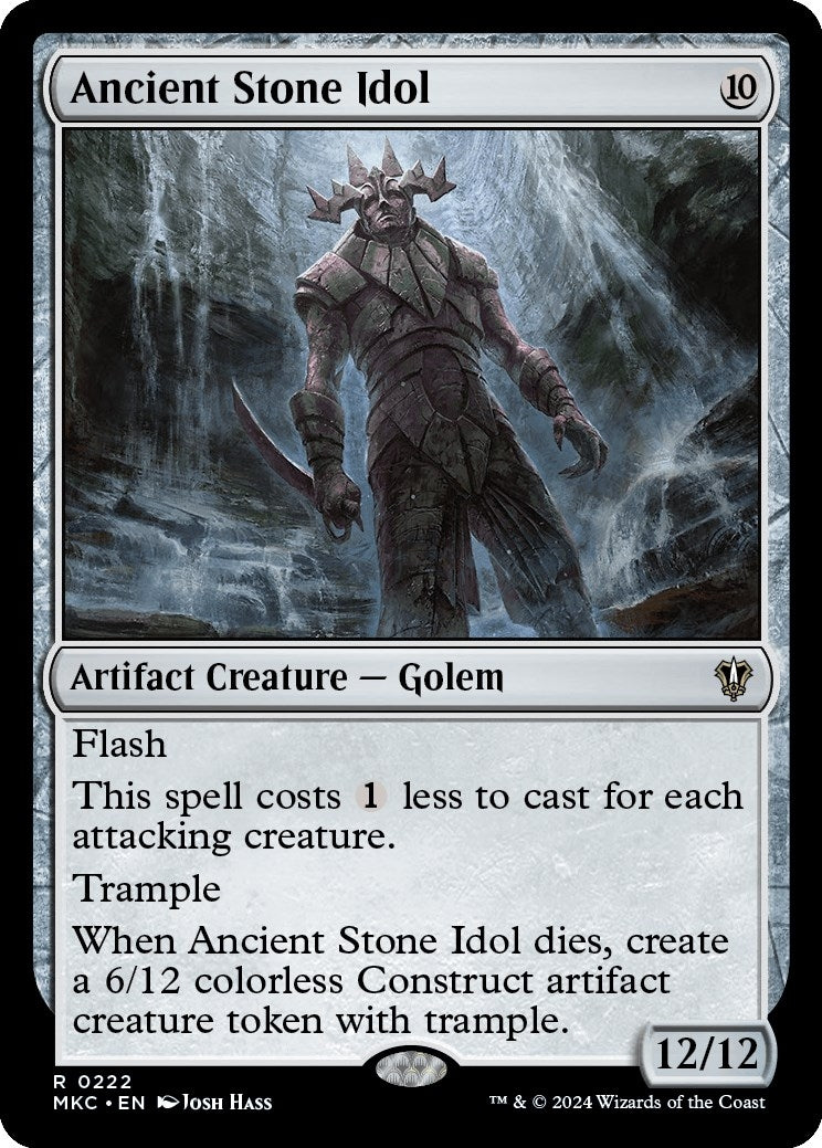 Image for Ancient Stone Idol (Commander: Murders at Karlov Manor) (222) - Magic: The Gathering