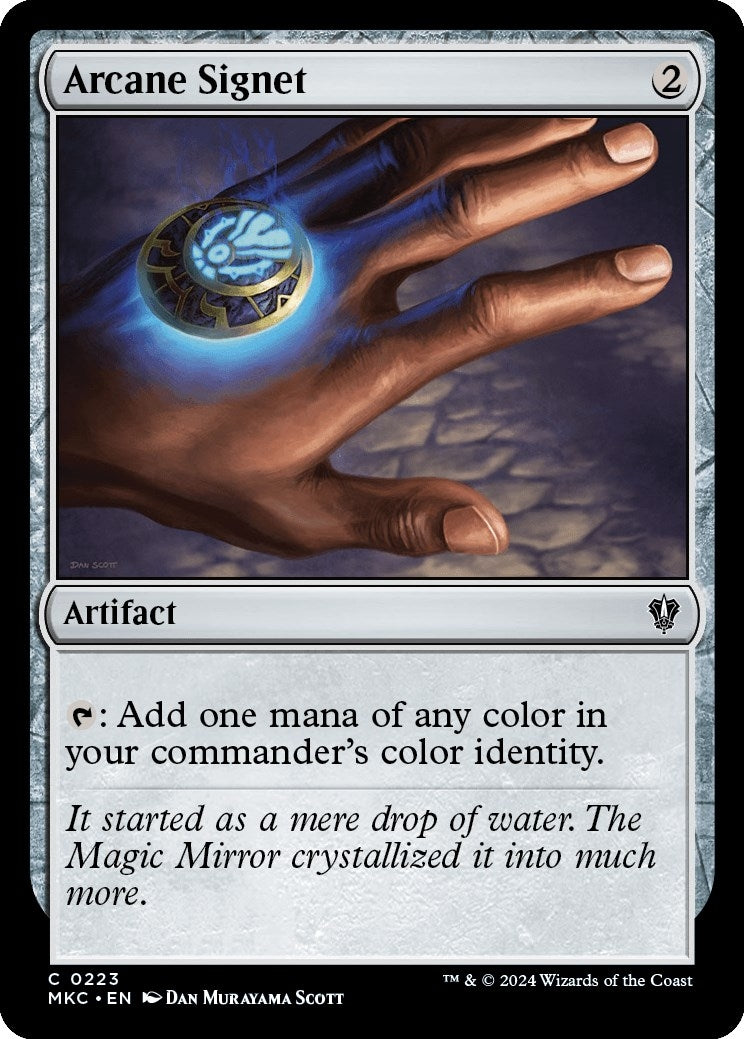 Image for Arcane Signet (Commander: Murders at Karlov Manor) (223) - Magic: The Gathering