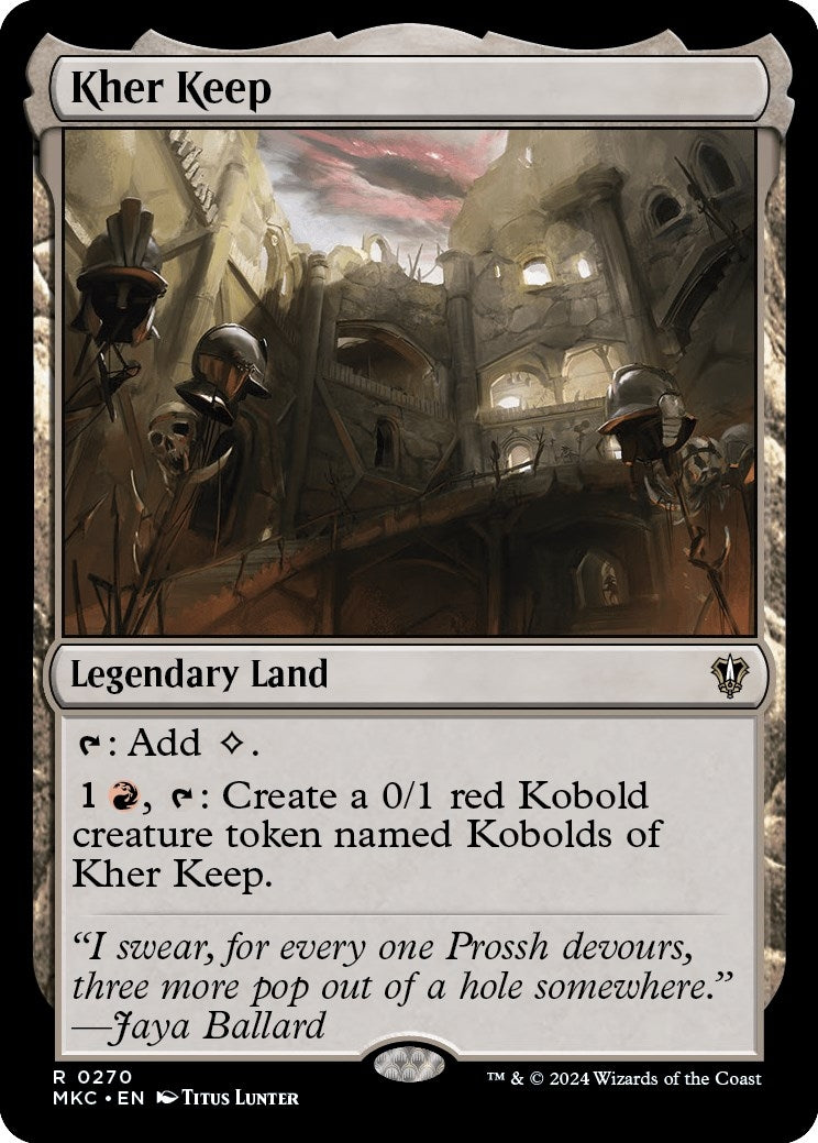 Image for Kher Keep (Commander: Murders at Karlov Manor) (270) - Magic: The Gathering