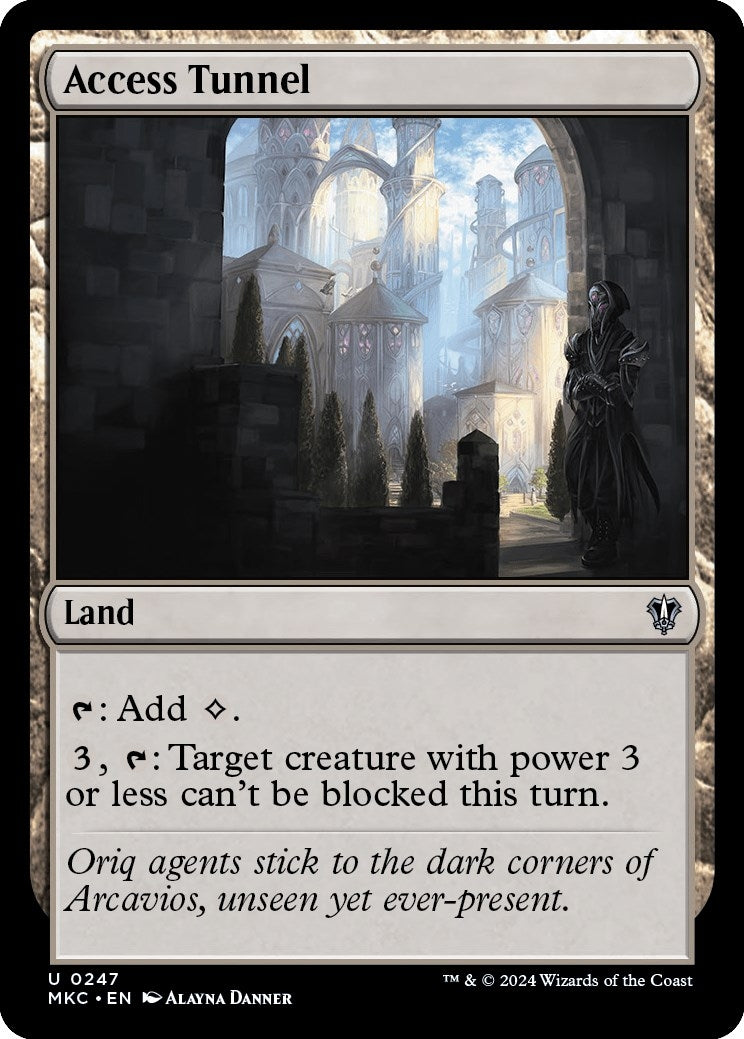 Image for Access Tunnel (Commander: Murders at Karlov Manor) (247) - Magic: The Gathering