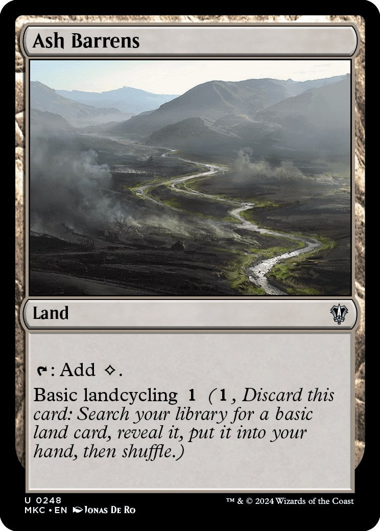 Image for Ash Barrens (Commander: Murders at Karlov Manor) (248) - Magic: The Gathering