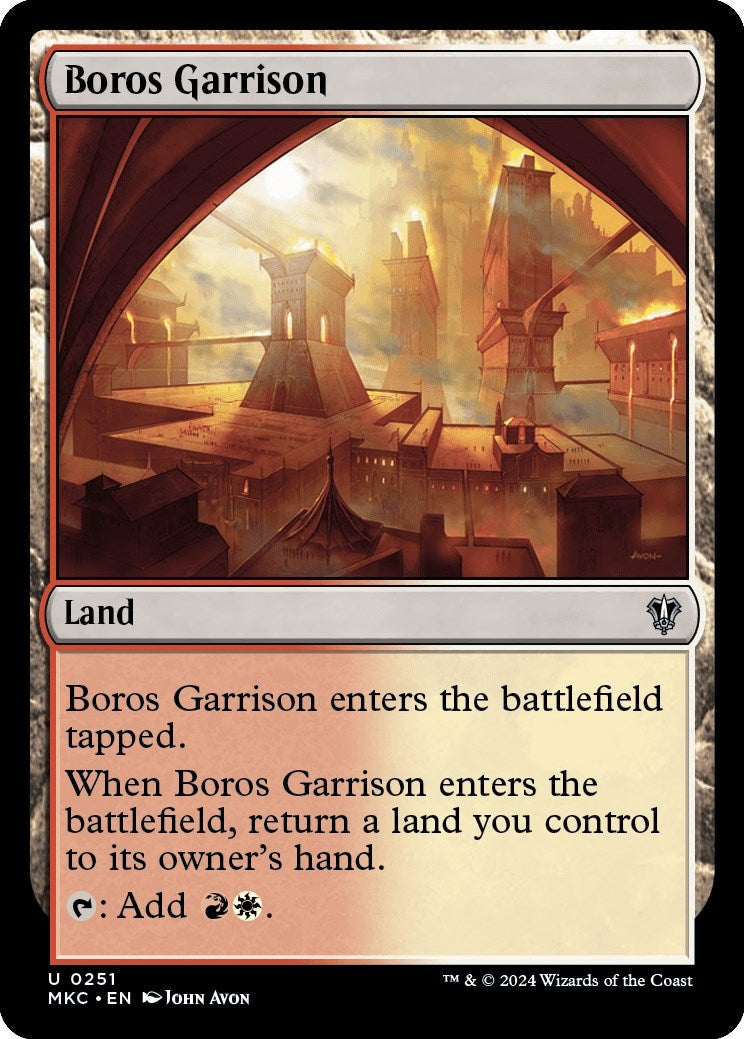 Image for Boros Garrison (Commander: Murders at Karlov Manor) (251) - Magic: The Gathering