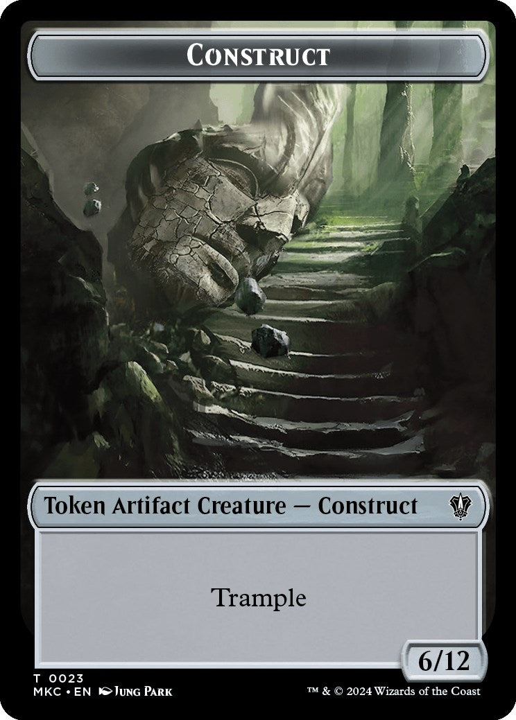 Image for Construct // Soldier Double-Sided Token (Commander: Murders at Karlov Manor) (23 // 3) - Magic: The Gathering