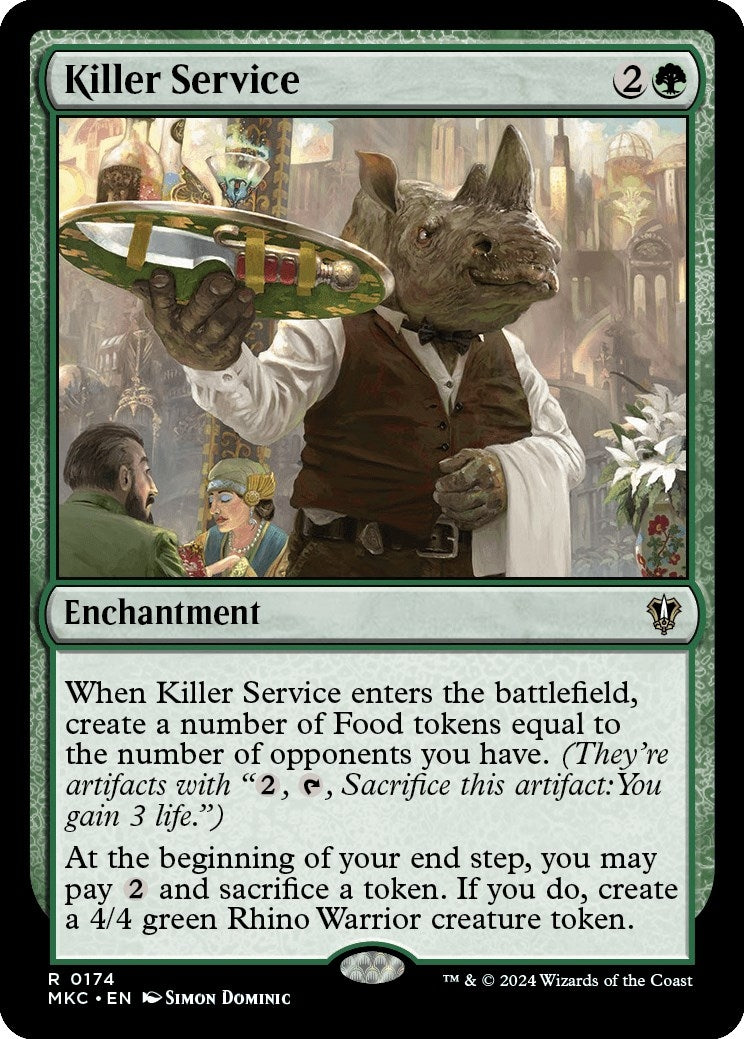 Image for Killer Service (Commander: Murders at Karlov Manor) (174) - Magic: The Gathering