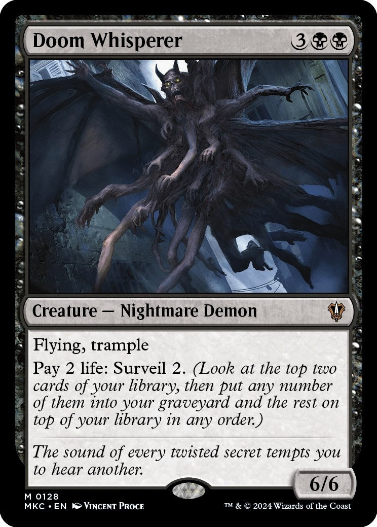 Image for Doom Whisperer (Commander: Murders at Karlov Manor) (128) - Magic: The Gathering