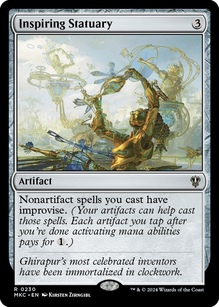 Image for Inspiring Statuary (Commander: Murders at Karlov Manor) (230) - Magic: The Gathering