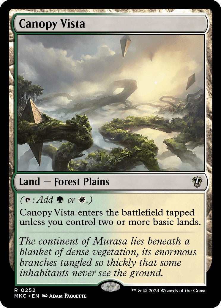 Image for Canopy Vista (Commander: Murders at Karlov Manor) (252) - Magic: The Gathering