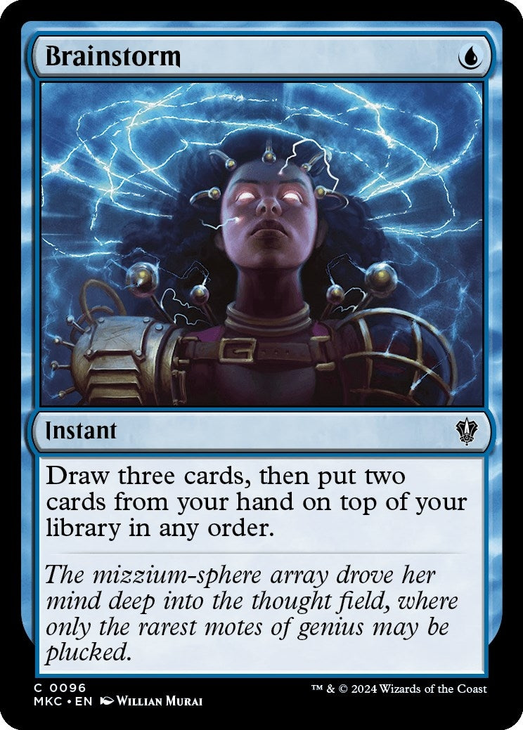 Image for Brainstorm (Commander: Murders at Karlov Manor) (96) - Magic: The Gathering