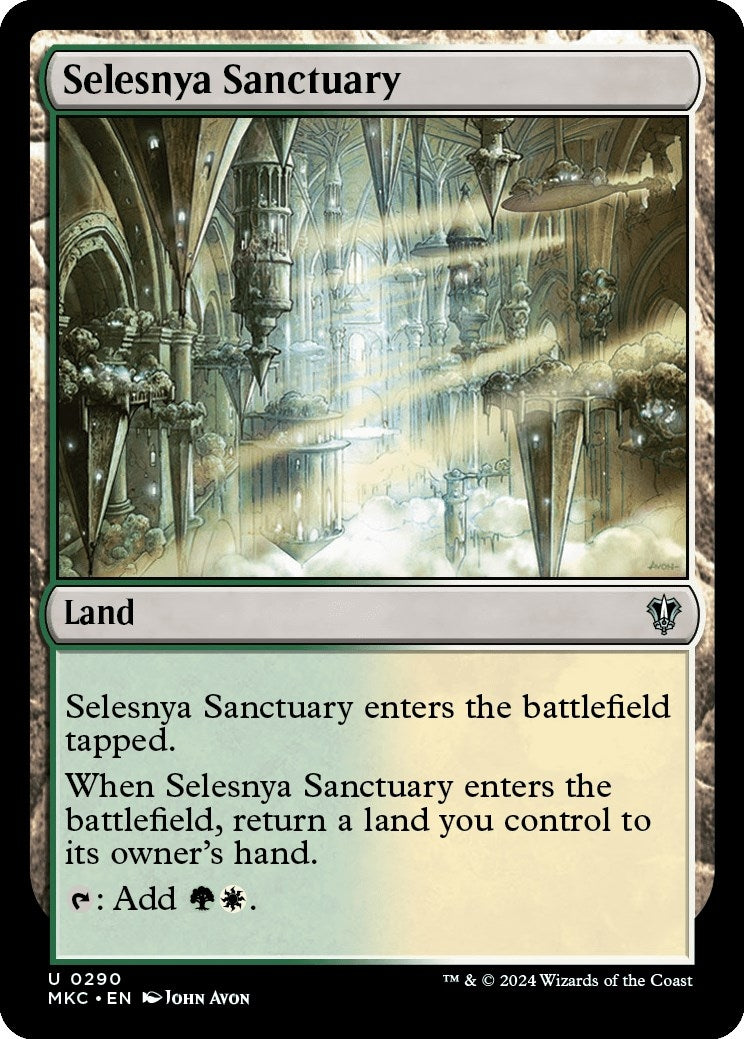 Image for Selesnya Sanctuary (Commander: Murders at Karlov Manor) (290) - Magic: The Gathering