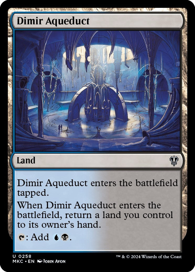 Image for Dimir Aqueduct (Commander: Murders at Karlov Manor) (258) - Magic: The Gathering