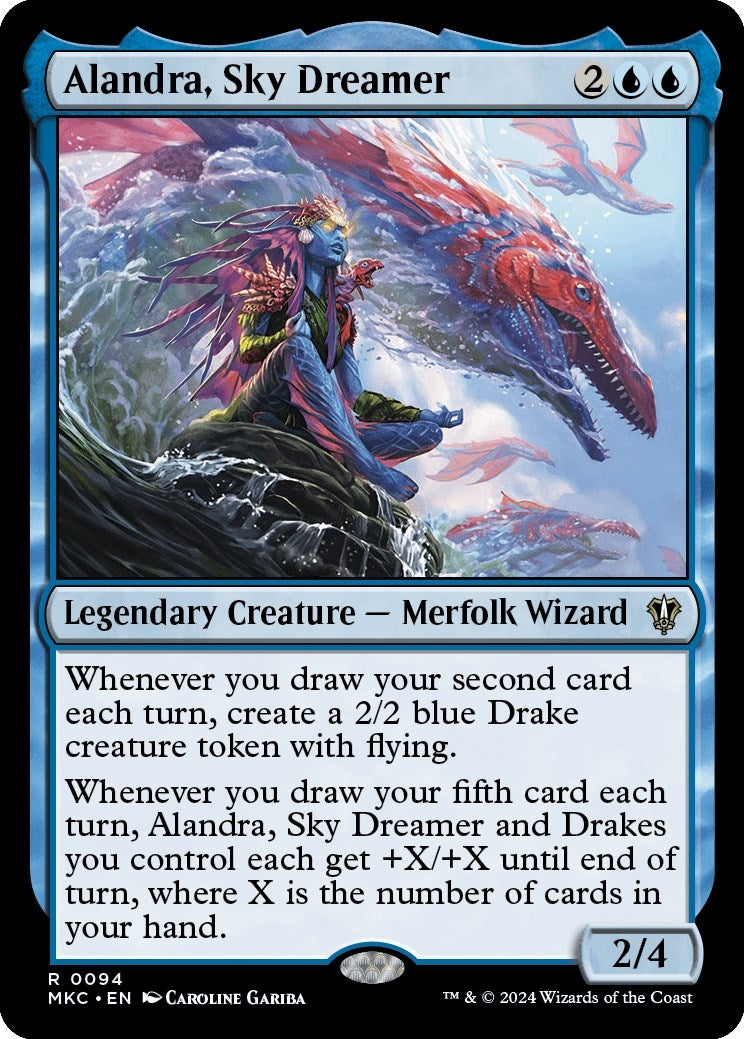 Image for Alandra, Sky Dreamer (Commander: Murders at Karlov Manor) (94) - Magic: The Gathering