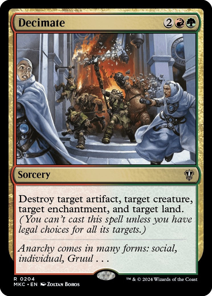 Image for Decimate (Commander: Murders at Karlov Manor) (204) - Magic: The Gathering