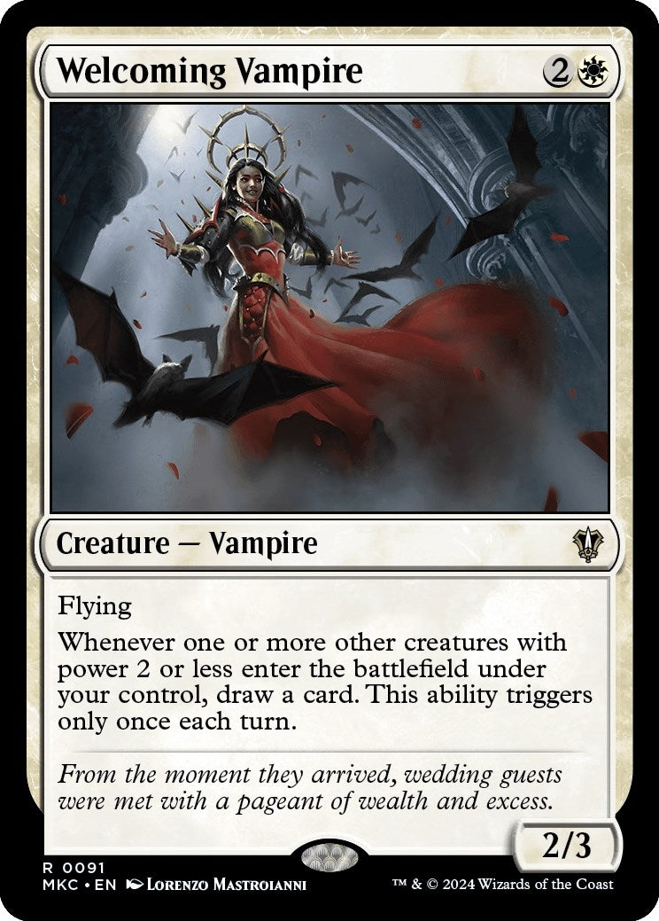 Image for Welcoming Vampire (Commander: Murders at Karlov Manor) (91) - Magic: The Gathering