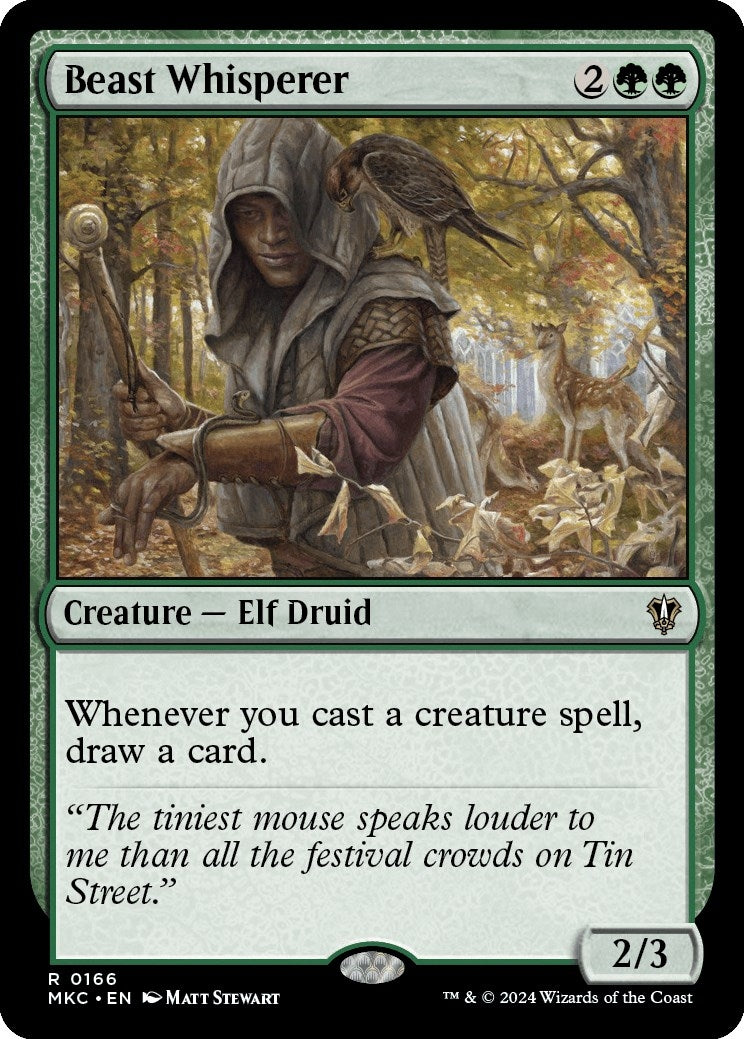 Image for Beast Whisperer (Commander: Murders at Karlov Manor) (166) - Magic: The Gathering