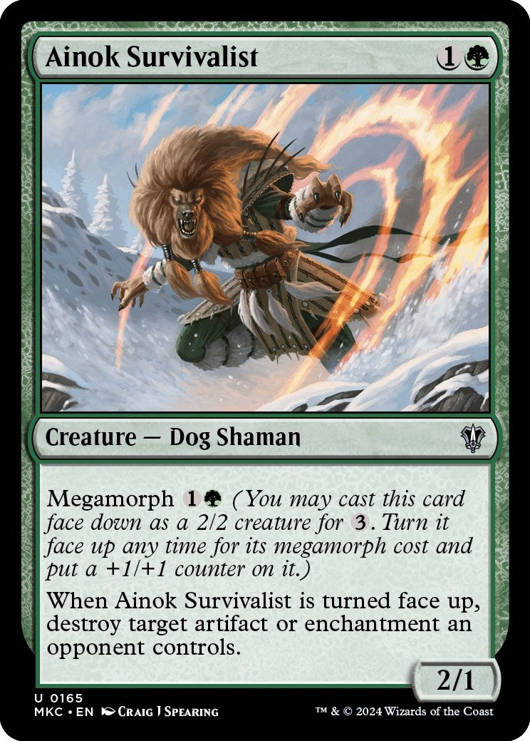 Image for Ainok Survivalist (Commander: Murders at Karlov Manor) (165) - Magic: The Gathering
