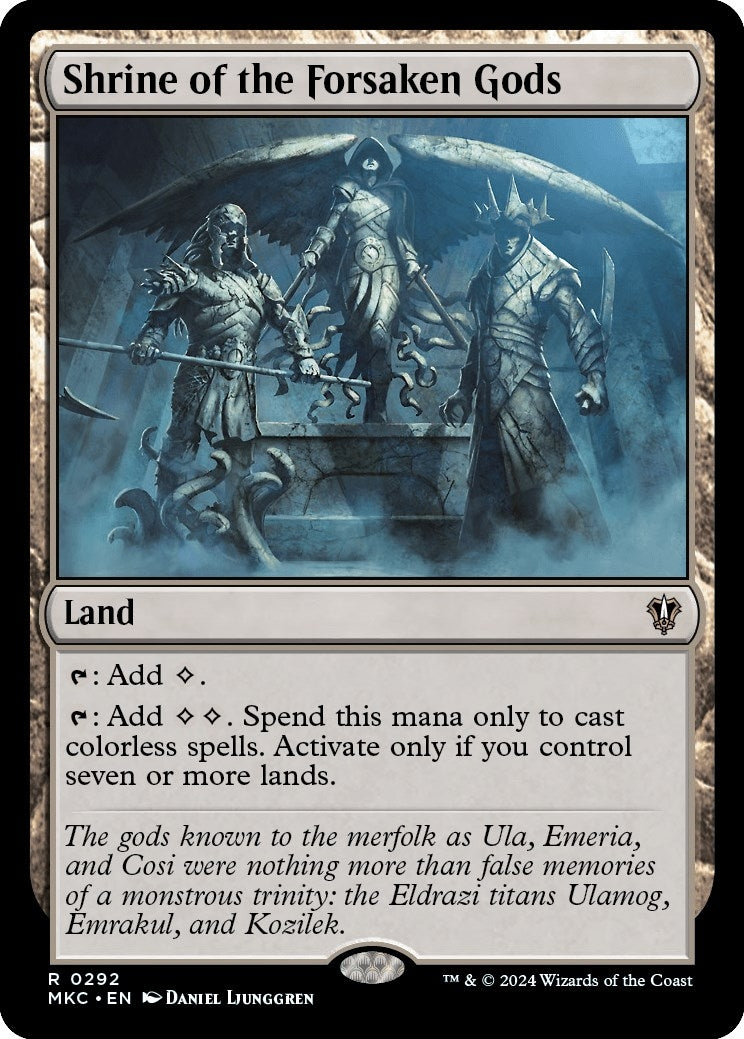 Image for Shrine of the Forsaken Gods (Commander: Murders at Karlov Manor) (292) - Magic: The Gathering