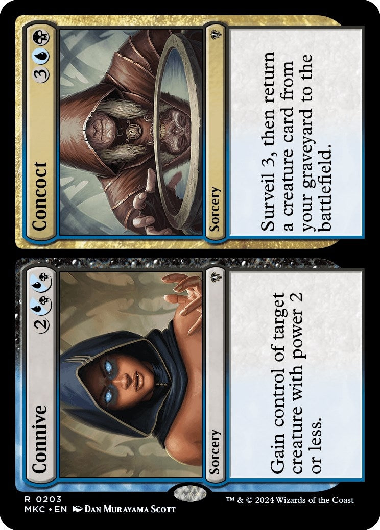 Image for Connive // Concoct (Commander: Murders at Karlov Manor) (203) - Magic: The Gathering