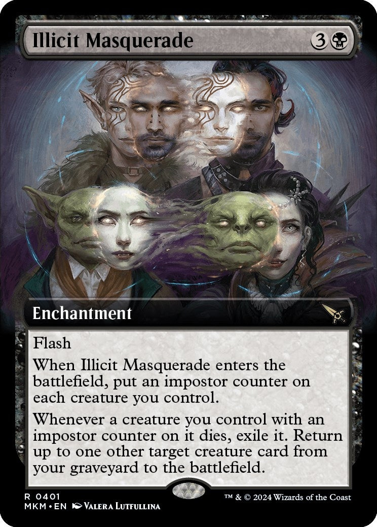 Image for Illicit Masquerade (Extended Art) (Murders at Karlov Manor) (401) - Magic: The Gathering