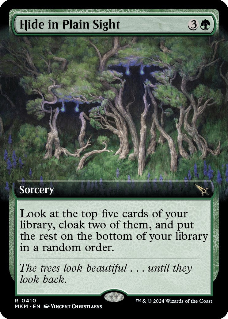 Image for Hide in Plain Sight (Extended Art) (Murders at Karlov Manor) (410) - Magic: The Gathering