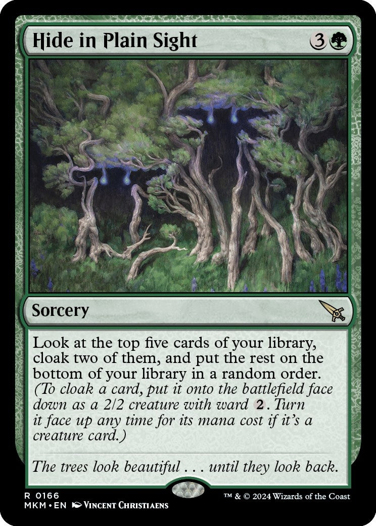 Image for Hide in Plain Sight (Murders at Karlov Manor) (166) - Magic: The Gathering