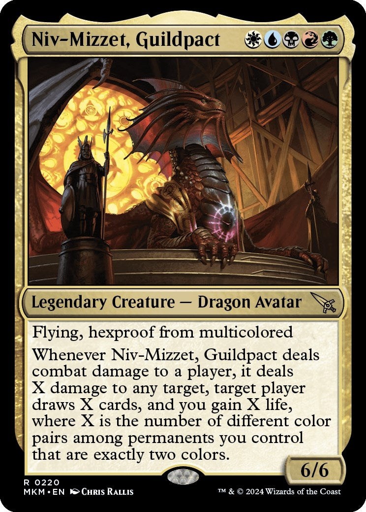 Image for Niv-Mizzet, Guildpact (Murders at Karlov Manor) (220) - Magic: The Gathering