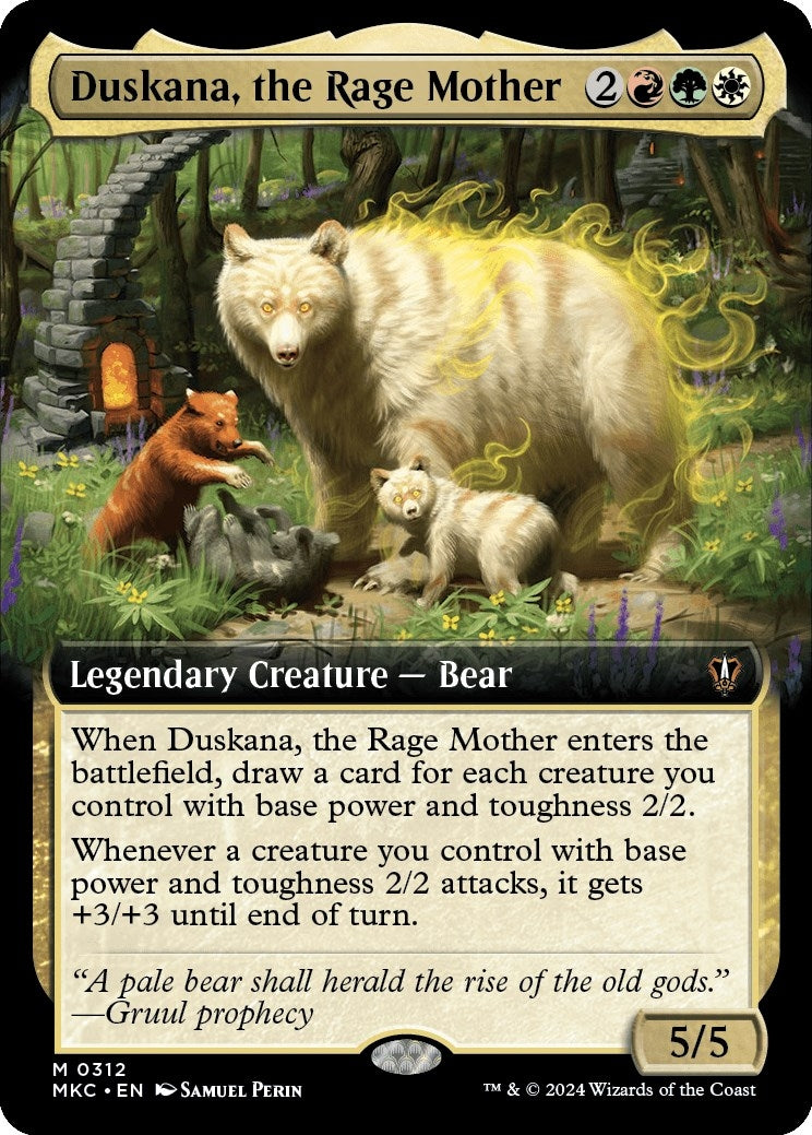 Image for Duskana, the Rage Mother (Extended Art) (Commander: Murders at Karlov Manor) (312) - Magic: The Gathering