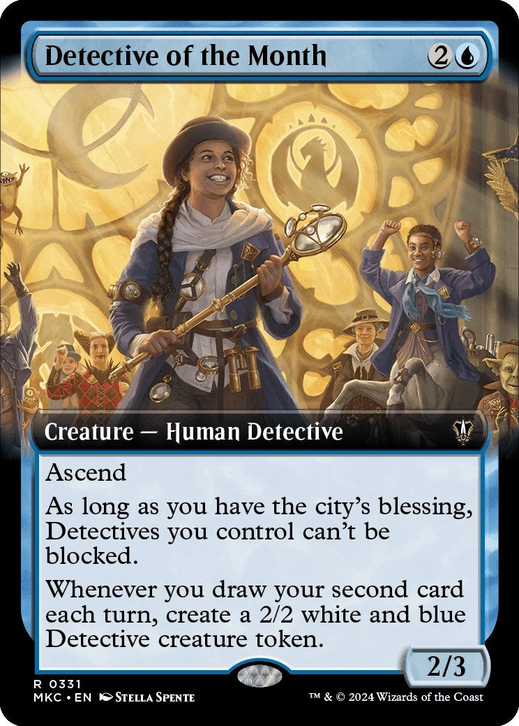 Image for Detective of the Month (Extended Art) (Commander: Murders at Karlov Manor) (331) - Magic: The Gathering