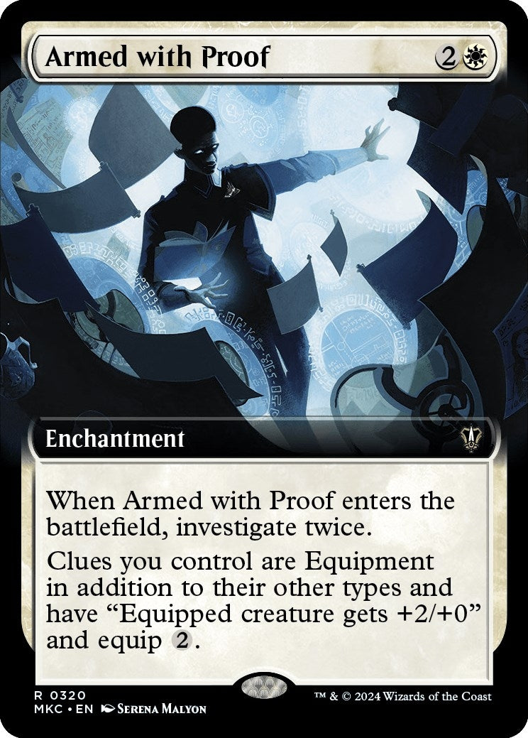 Image for Armed with Proof (Extended Art) (Commander: Murders at Karlov Manor) (320) - Magic: The Gathering
