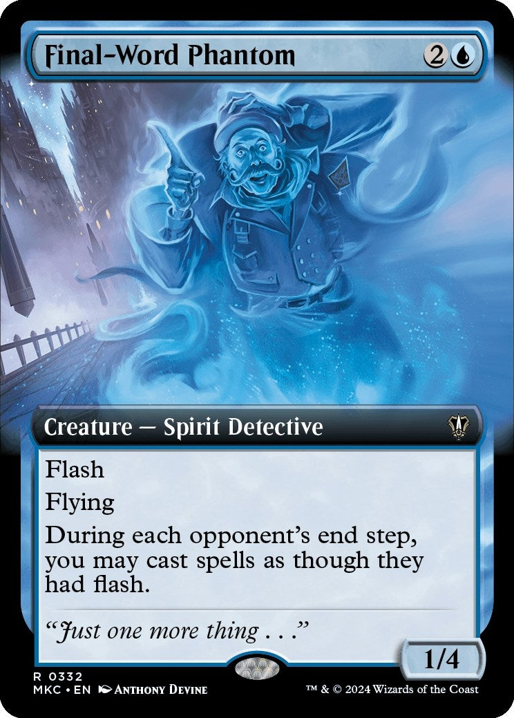 Image for Final-Word Phantom (Extended Art) (Commander: Murders at Karlov Manor) (332) - Magic: The Gathering