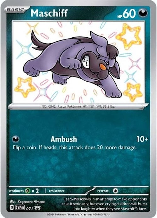 Image for Maschiff - 071 (SV: Scarlet & Violet Promo Cards) (071) - Pokemon