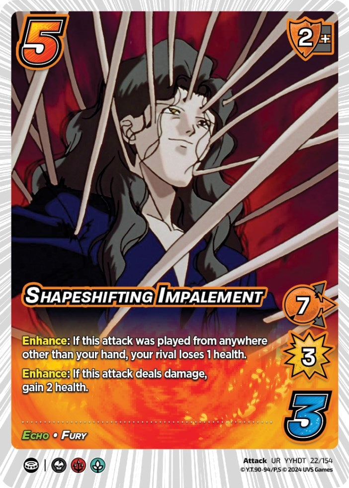Image for Shapeshifting Impalement (Yu Yu Hakusho: Dark Tournament) (22/154) - UniVersus