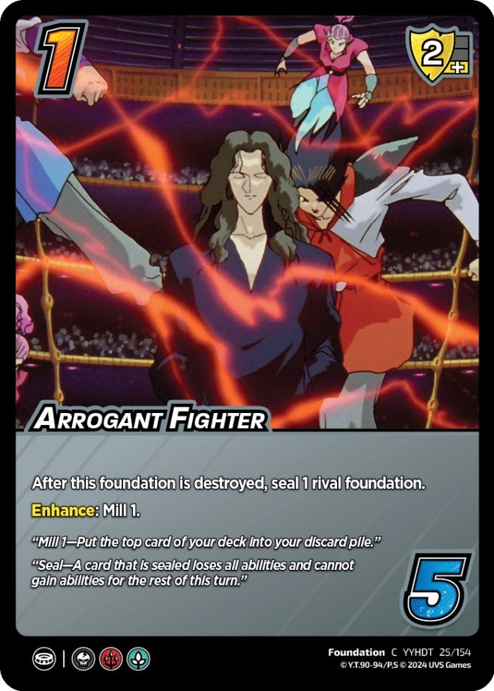Image for Arrogant Fighter (Yu Yu Hakusho: Dark Tournament) (25/154) - UniVersus
