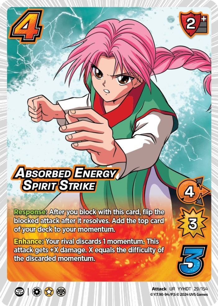 Image for Absorbed Energy Spirit Strike (Yu Yu Hakusho: Dark Tournament) (29/154) - UniVersus