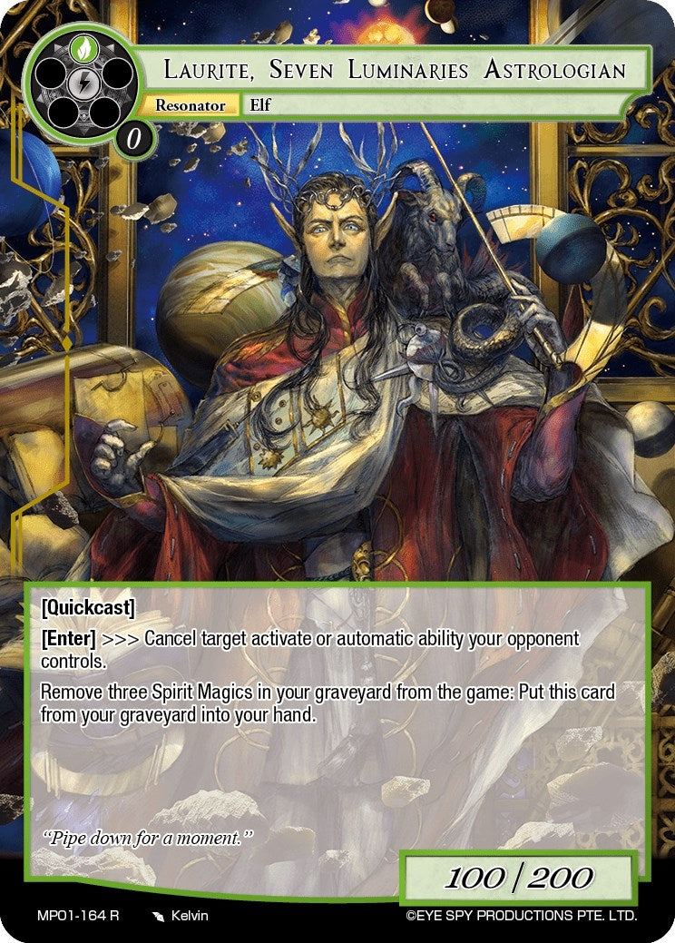 Image for Laurite, Seven Luminaries Astrologian (Masterpiece "Pilgrim-Memories") (MP01-164 R) - Force of Will