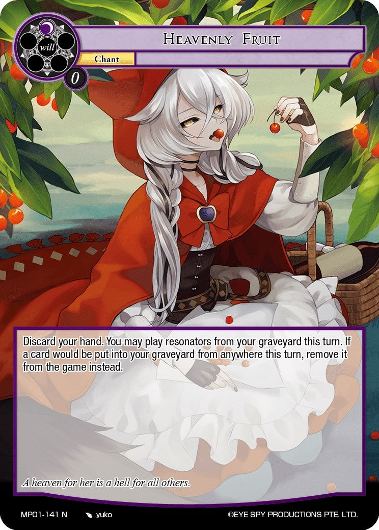 Image for Heavenly Fruit (Masterpiece "Pilgrim-Memories") (MP01-141 N) - Force of Will
