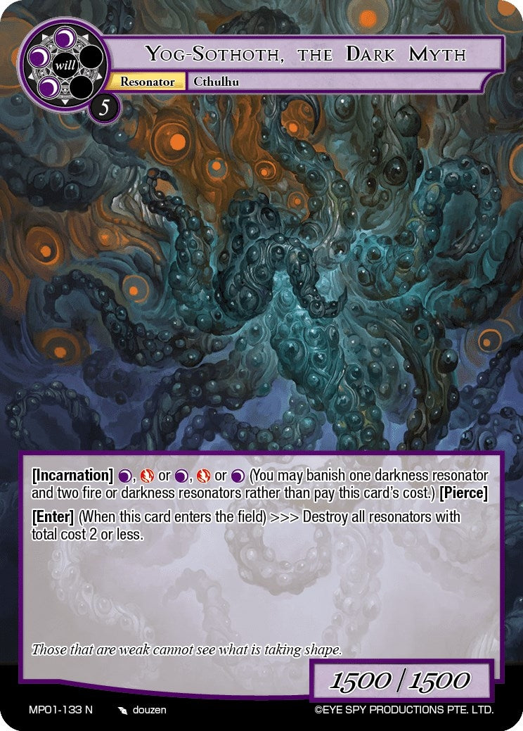 Image for Yog-Sothoth, the Dark Myth (Masterpiece "Pilgrim-Memories") (MP01-133 N) - Force of Will