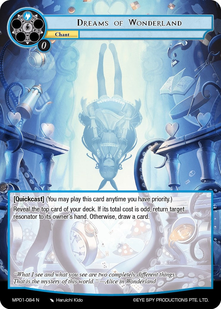 Image for Dreams of Wonderland (Masterpiece "Pilgrim-Memories") (MP01-084 N) - Force of Will