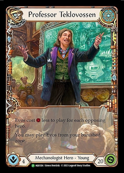 Image for Professor Teklovossen - HER104 (Flesh and Blood: Promo Cards) (HER104) - Flesh and Blood TCG