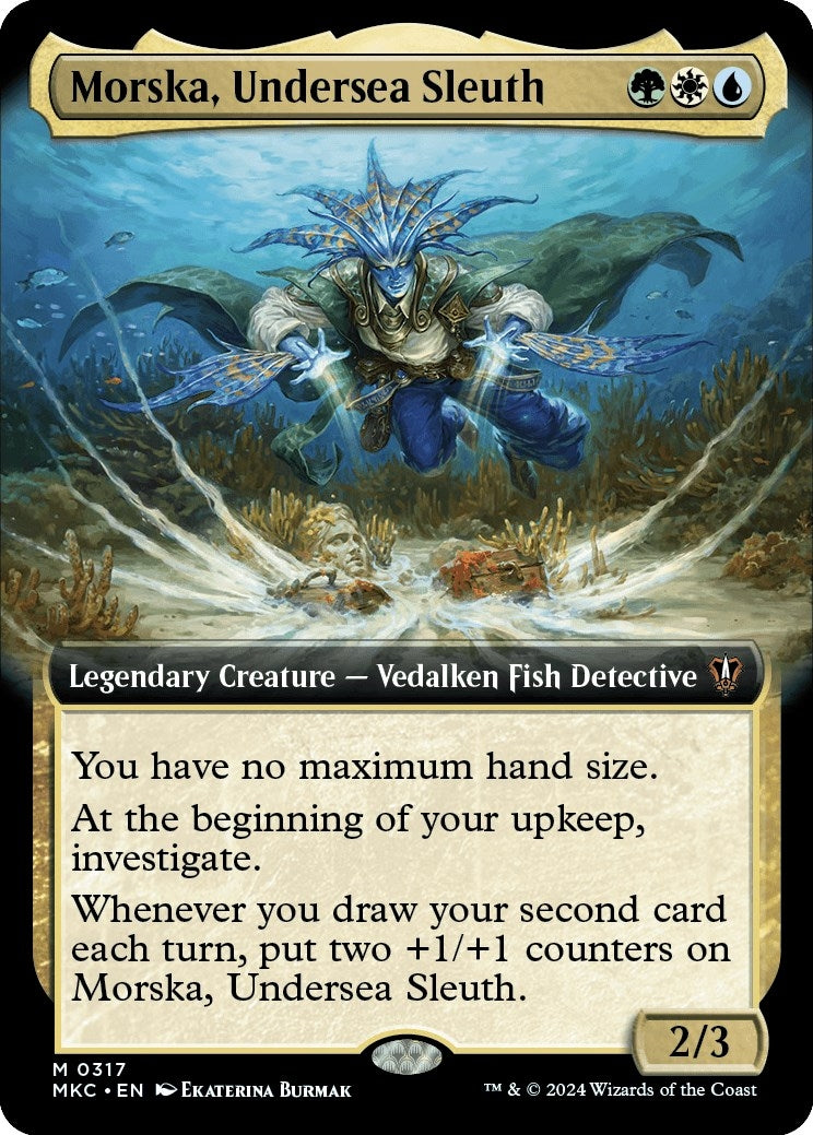 Image for Morska, Undersea Sleuth (Extended Art) (Commander: Murders at Karlov Manor) (317) - Magic: The Gathering