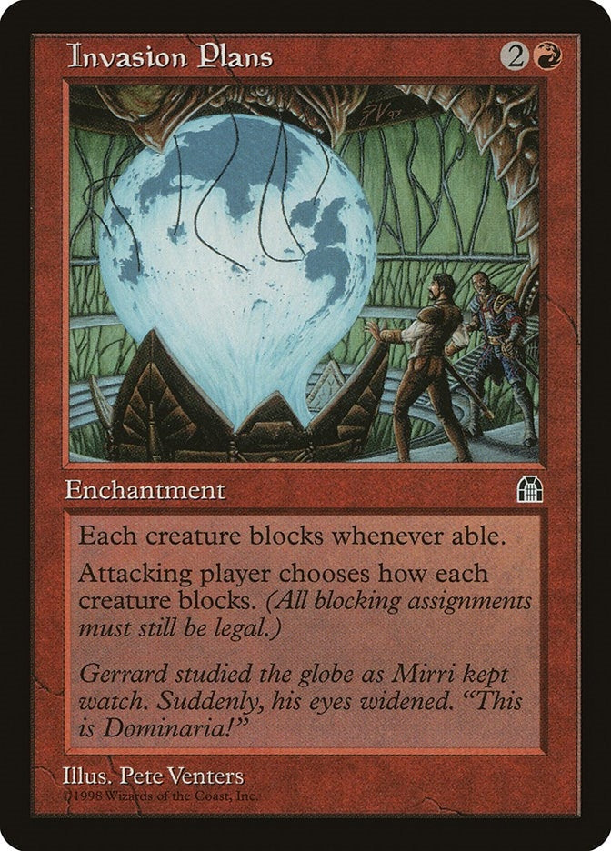 Image for Invasion Plans (Stronghold) - Magic: The Gathering